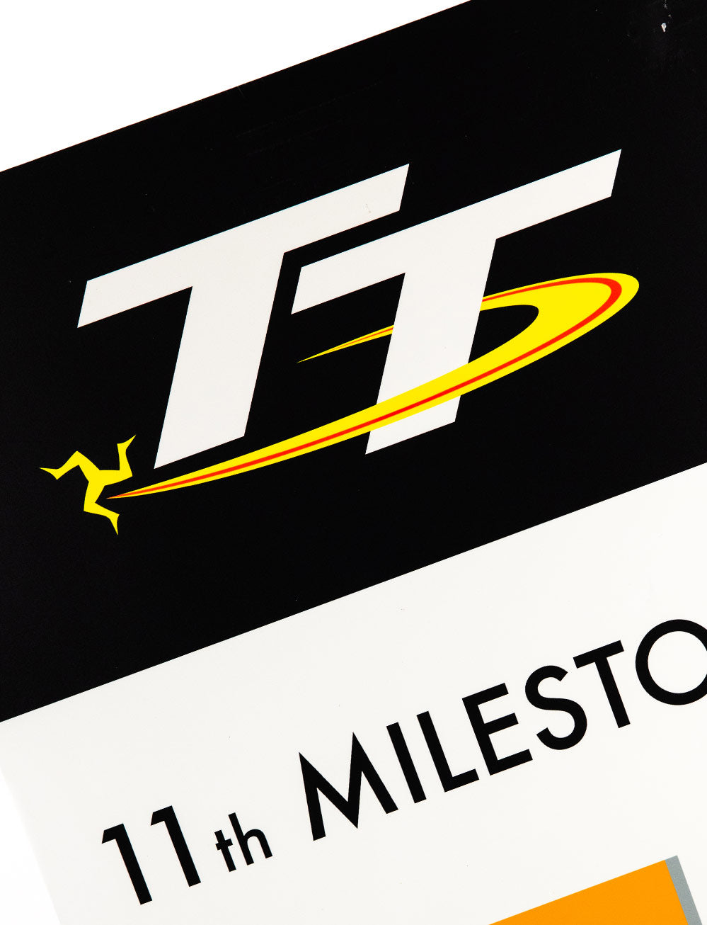 11th Milestone - Directional Board - Isle of Man TT Races Official Merchandise