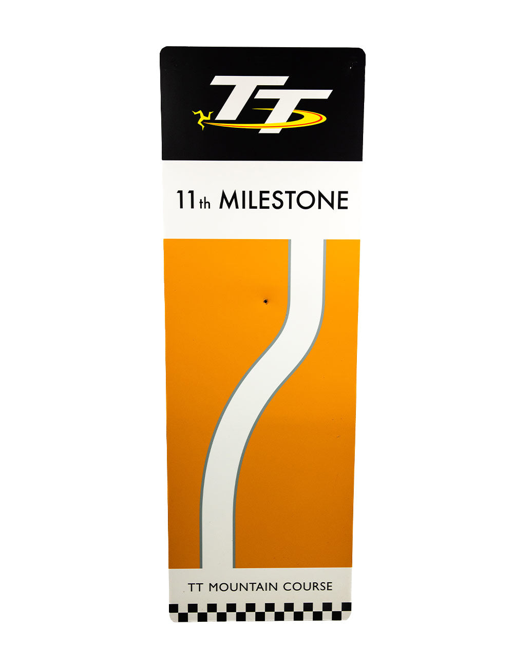 11th Milestone - Directional Board - Isle of Man TT Races Official Merchandise