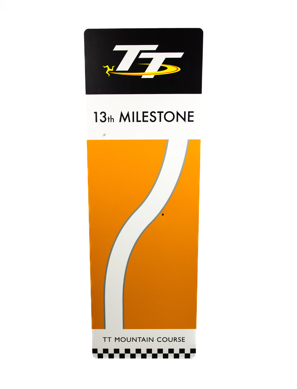 13th Milestone - Directional Board - Isle of Man TT Races Official Merchandise