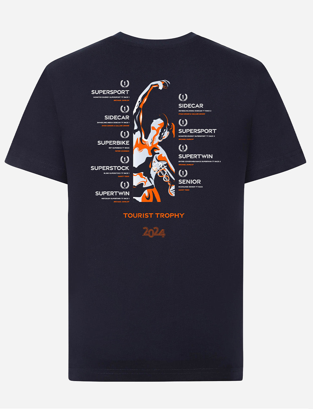 TT Races Winners T-Shirt - Navy - Isle of Man TT Races Official Merchandise