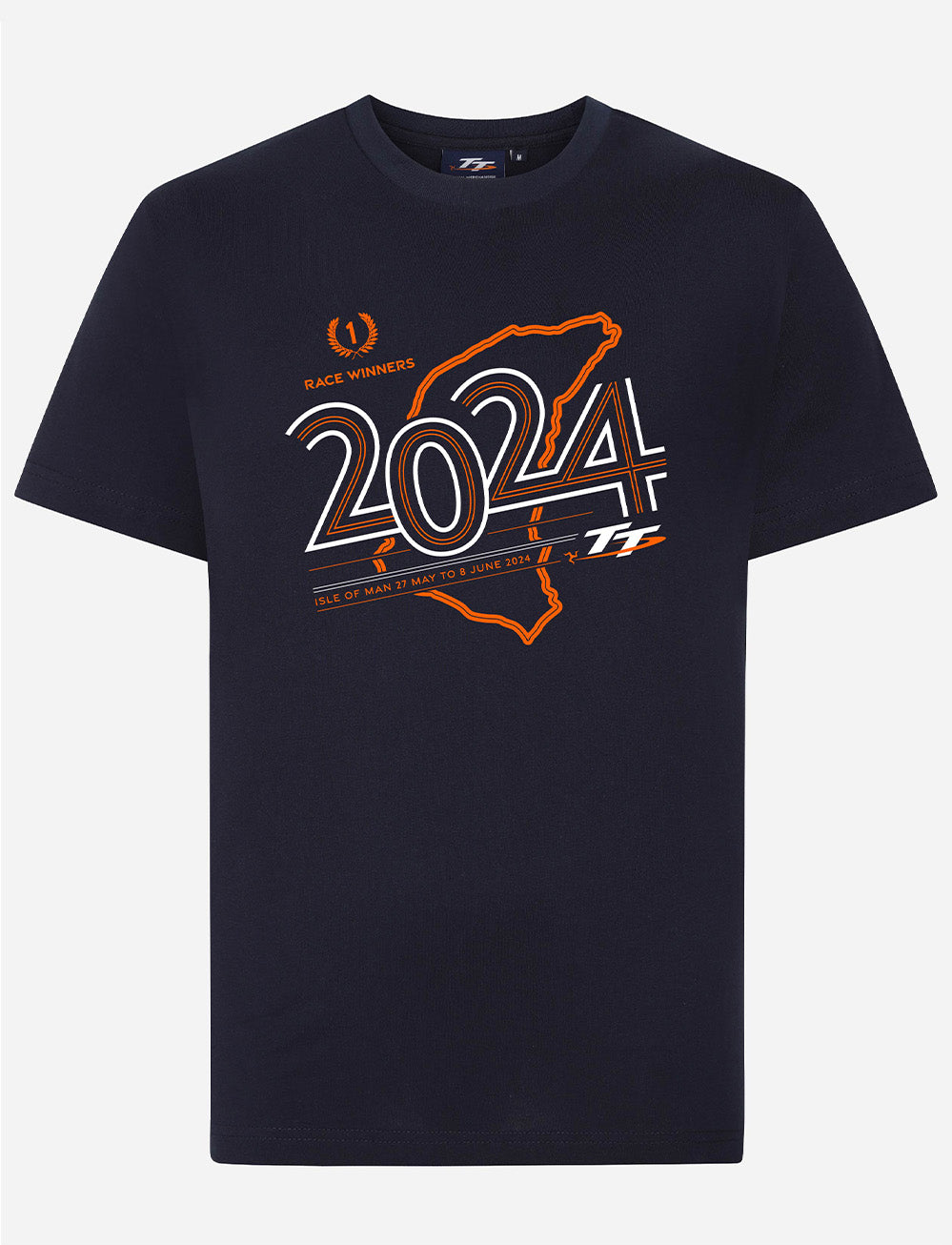 TT Races Winners T-Shirt - Navy - Isle of Man TT Races Official Merchandise