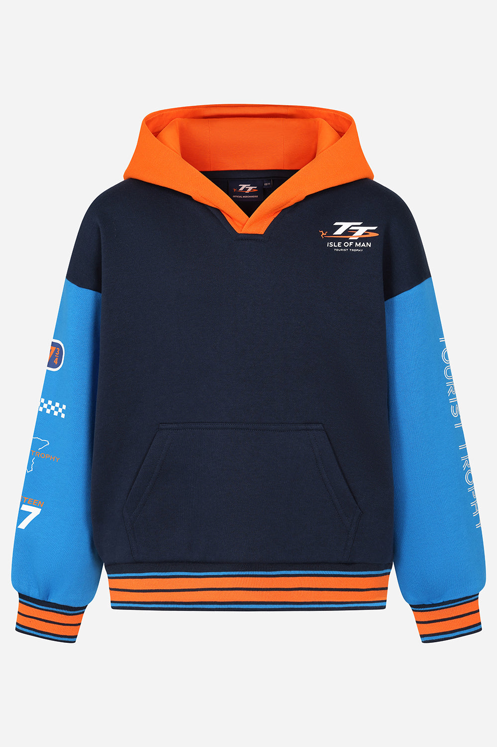 KTM Replica Team Zip Hoodie - Orange/Navy Motorcycle Racing Sweatshirt