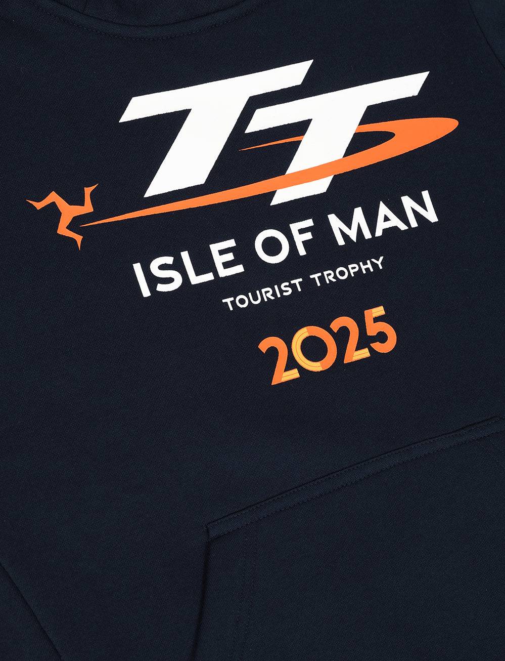 TT Races Signature Kids Logo Hoodie - Navy - Isle of Man TT Races Official Merchandise