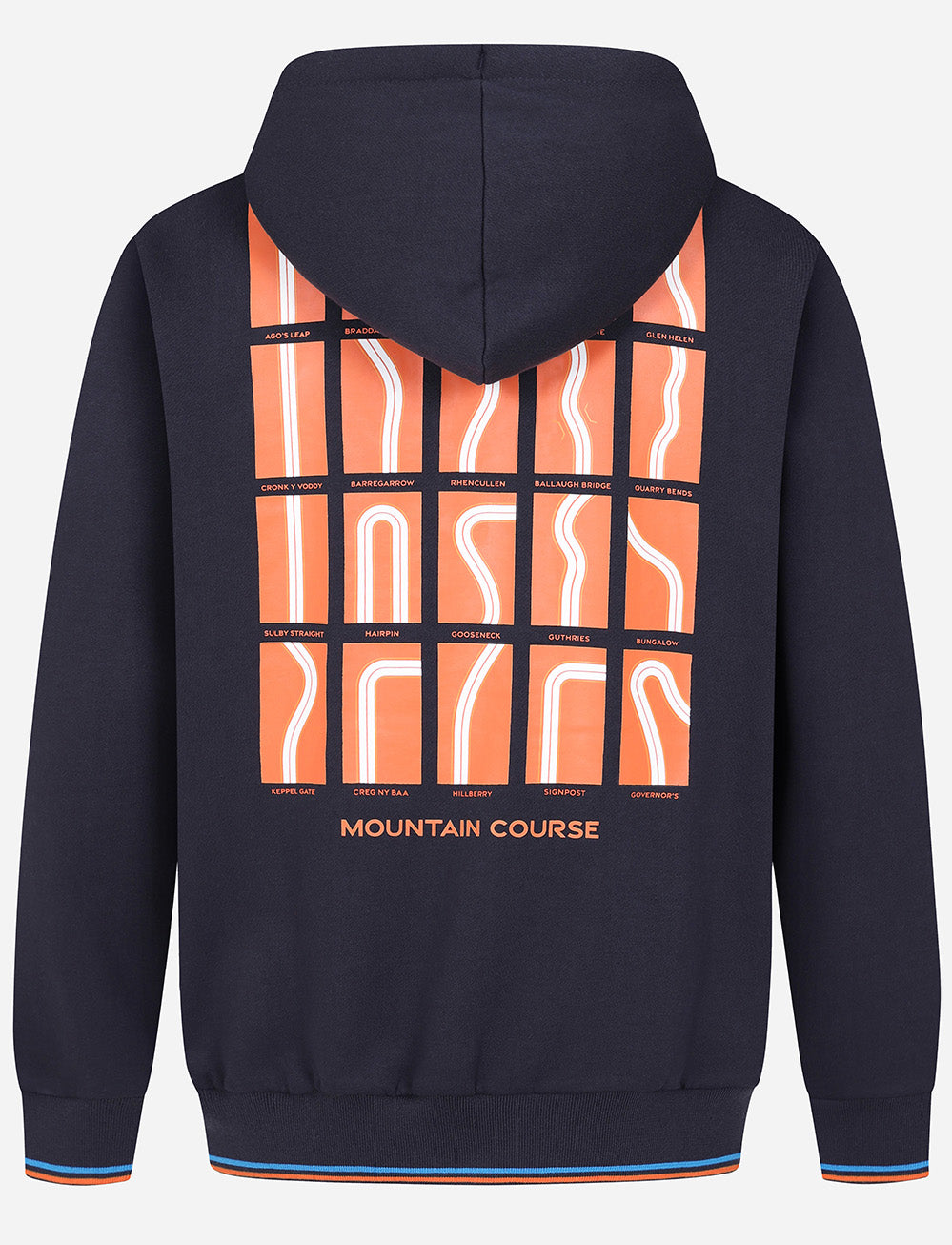 TT Races Corners Hoodie - Dark Navy