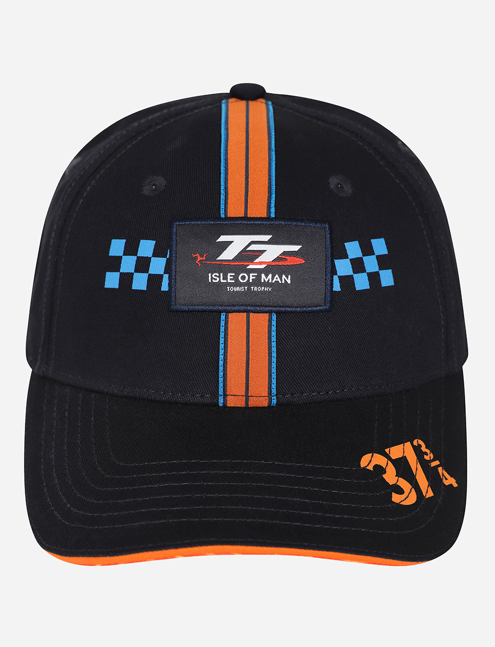 TT Races Corners 37 ¾ Grandstand Baseball Cap - Dark Navy - Isle of Man TT Races Official Merchandise