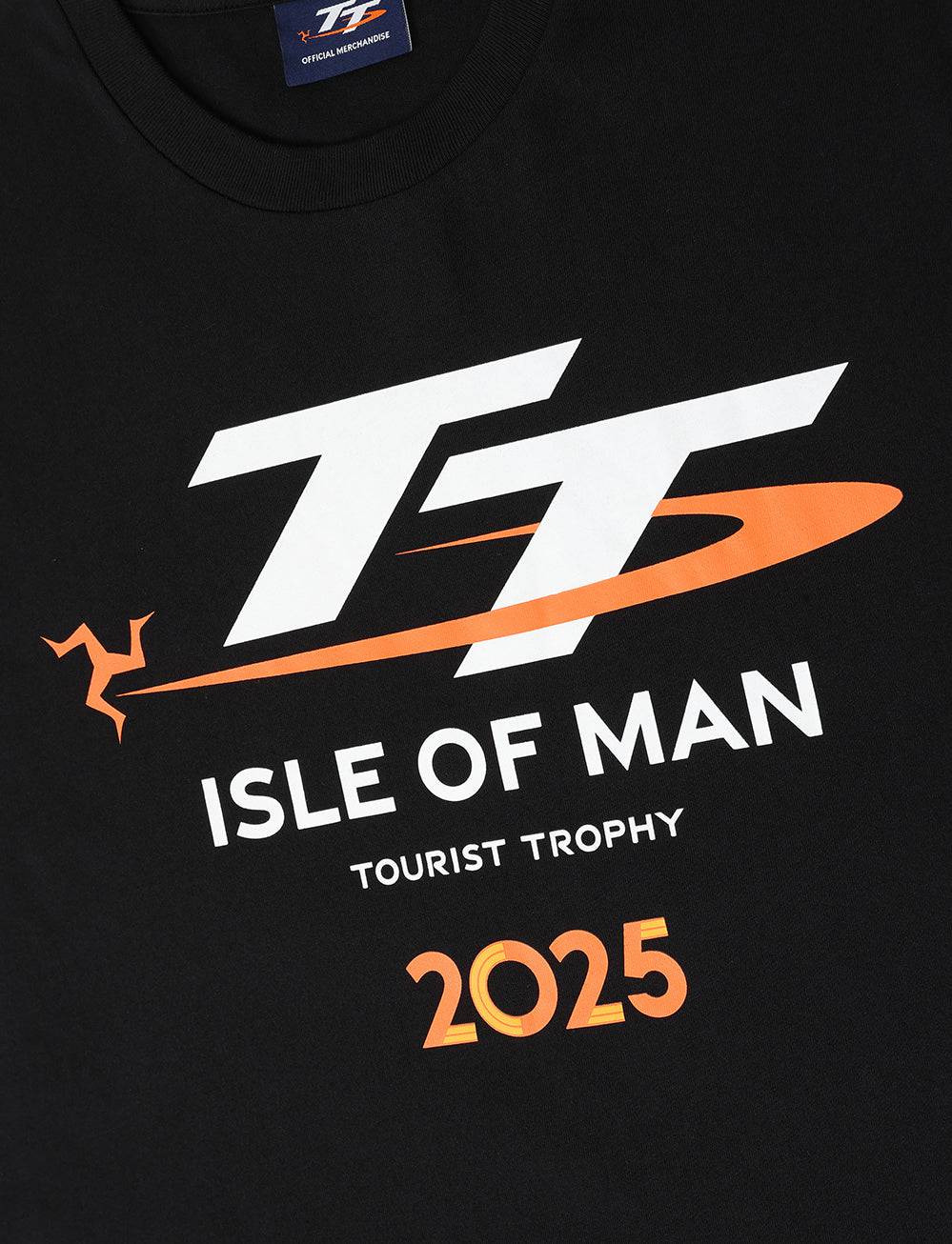 TT Races Signature Logo T-Shirt - Black - Isle of Man TT Races Official Merchandise