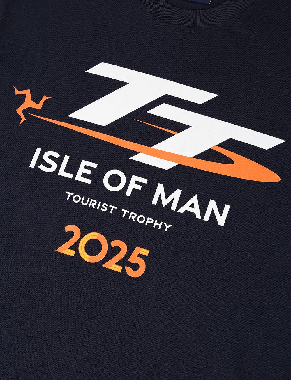 TT Races Signature Logo T-Shirt - Navy - Isle of Man TT Races Official Merchandise