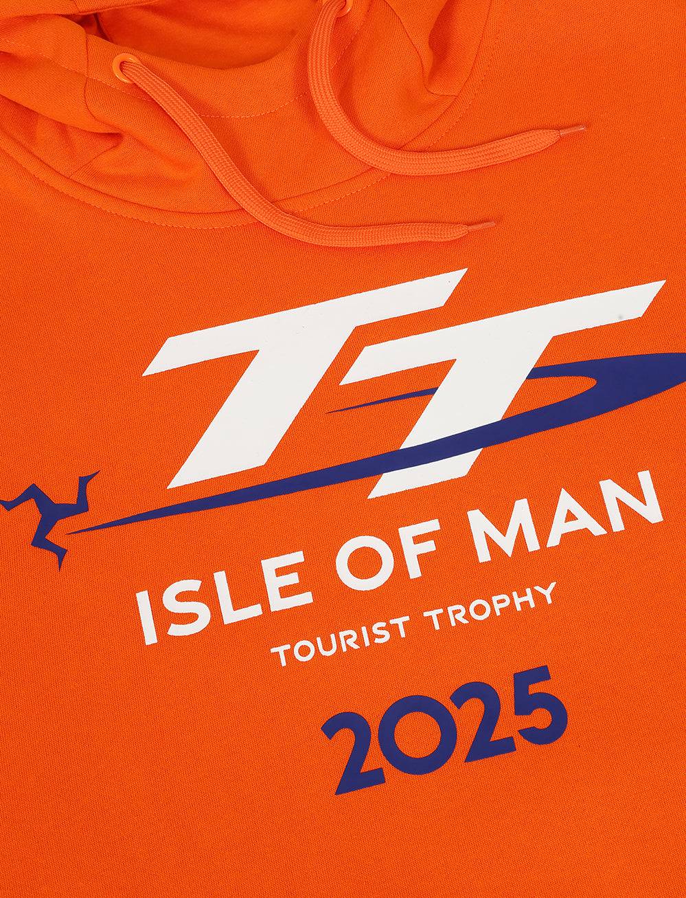 TT Races Signature Logo Hoodie - Orange - Isle of Man TT Races Official Merchandise