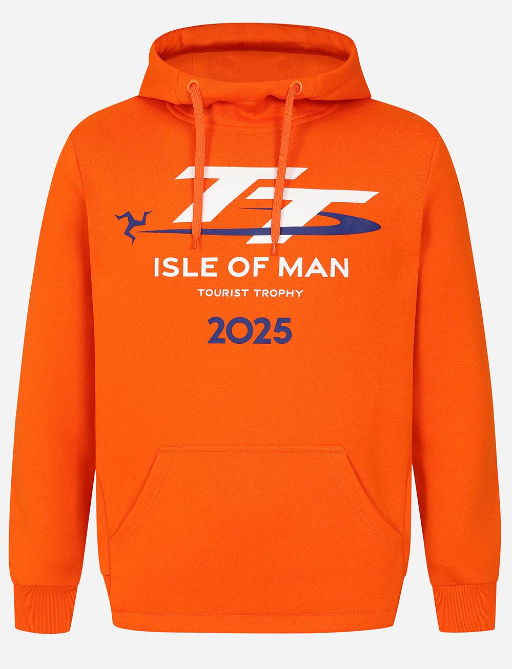TT Races Signature Logo Hoodie - Orange - Isle of Man TT Races Official Merchandise