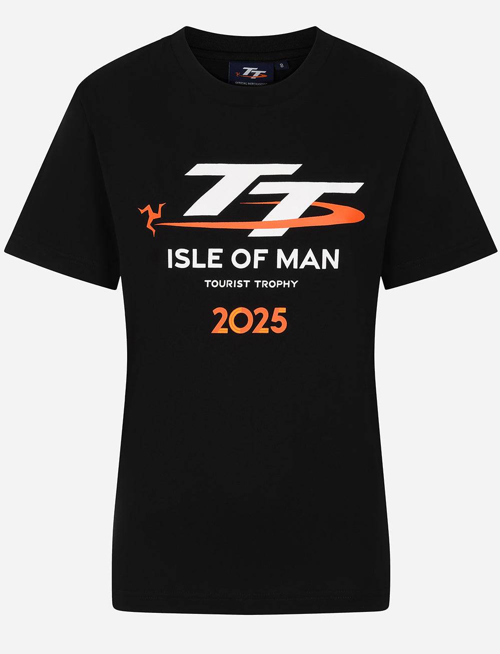 TT Races Signature Women's Logo T-Shirt - Black - Isle of Man TT Races Official Merchandise