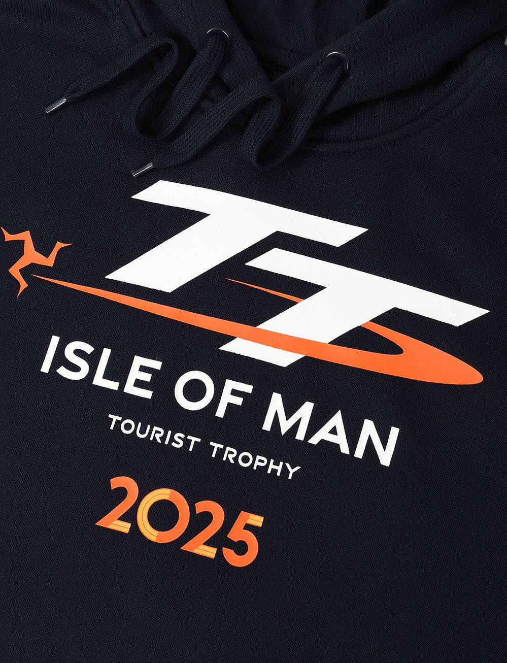 TT Races Signature Women's Logo Hoodie - Navy - Isle of Man TT Races Official Merchandise