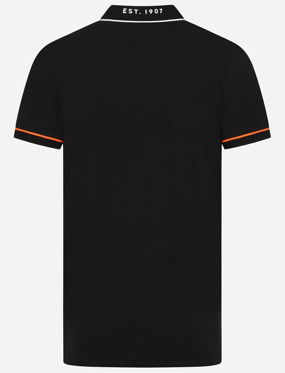 TT Races Mountain Tipped Polo - Black - Isle of Man TT Races Official Merchandise