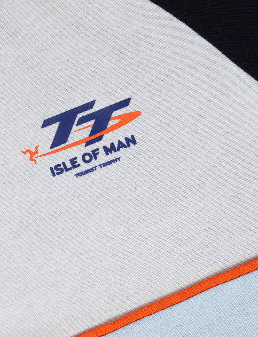 TT Races 37 ¾ Panel T-Shirt - Navy - Isle of Man TT Races Official Merchandise