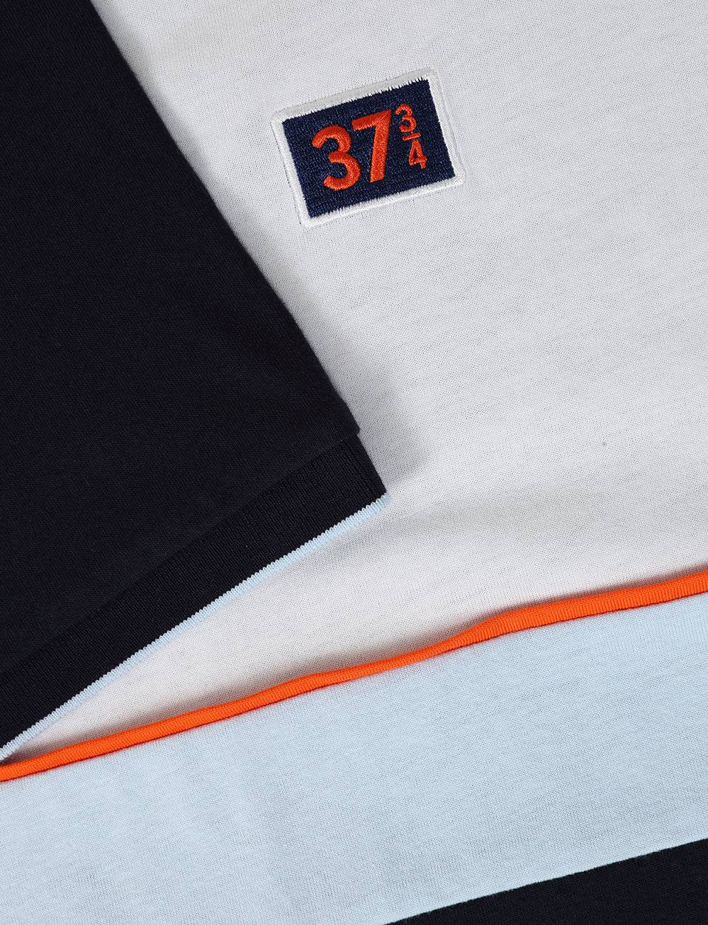 TT Races 37 ¾ Panel T-Shirt - Navy - Isle of Man TT Races Official Merchandise