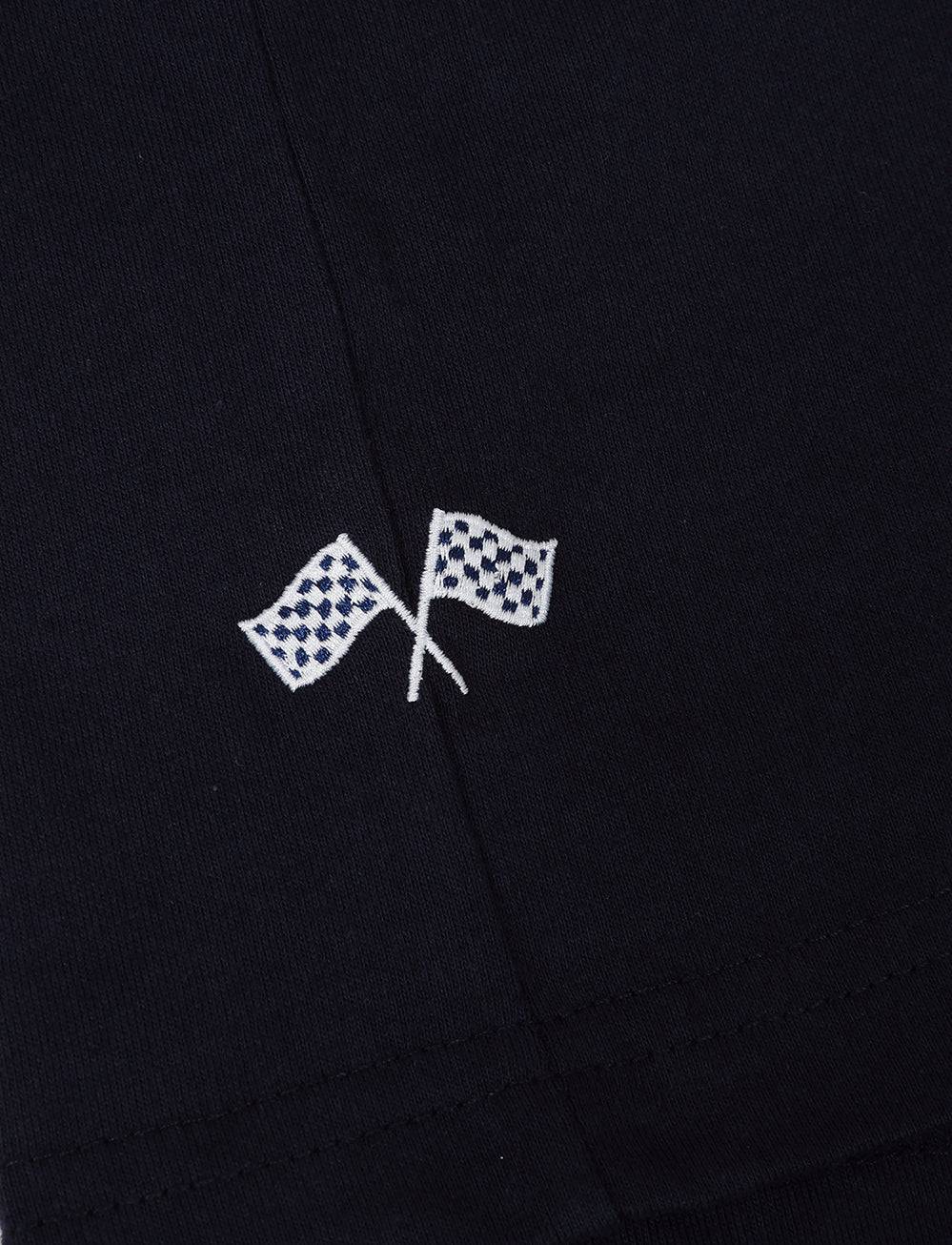 TT Races 37 ¾ Panel T-Shirt - Navy - Isle of Man TT Races Official Merchandise