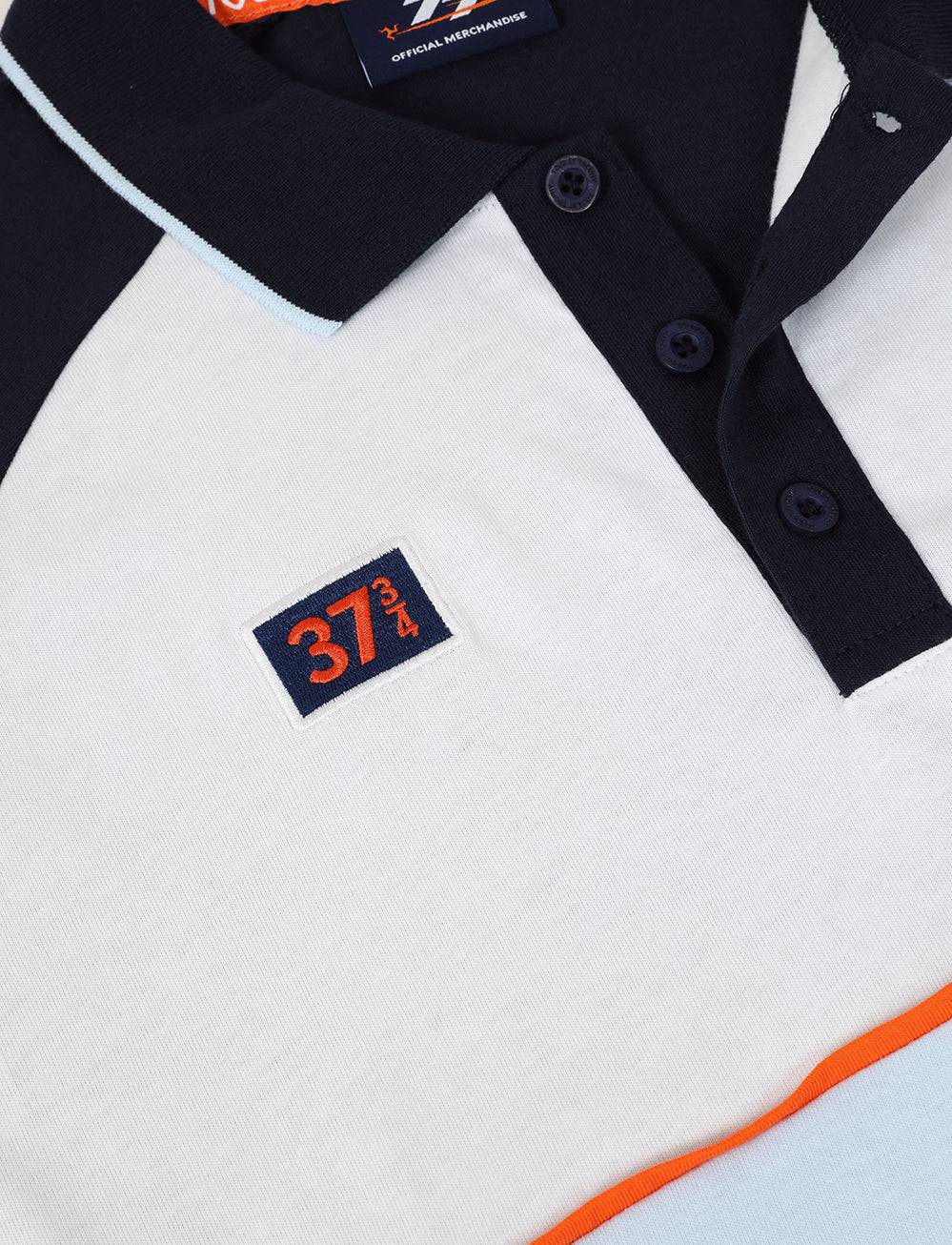 TT Races 37 ¾  Panel Polo - Navy - Isle of Man TT Races Official Merchandise