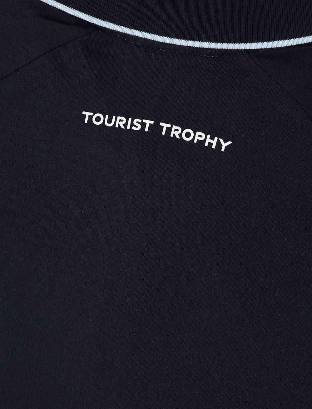 TT Races 37 ¾  Panel Polo - Navy - Isle of Man TT Races Official Merchandise