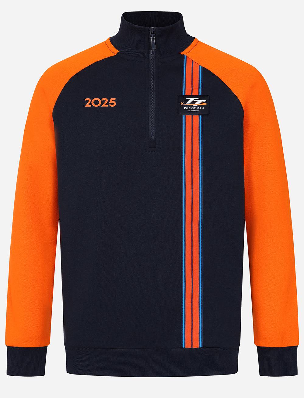 TT Races Signature 1/4 Zip Top - Navy - Isle of Man TT Races Official Merchandise