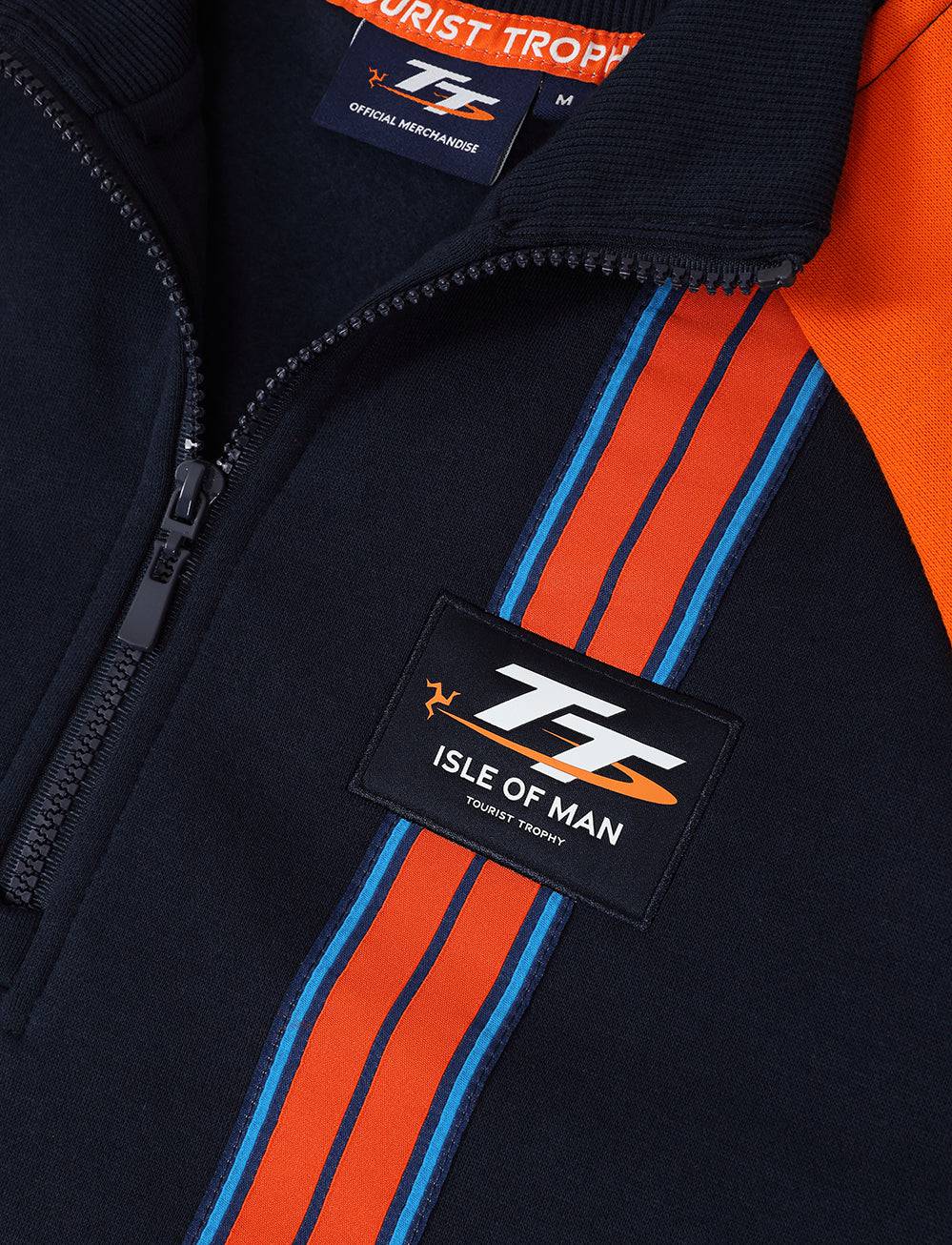 TT Races Signature 1/4 Zip Top - Navy - Isle of Man TT Races Official Merchandise