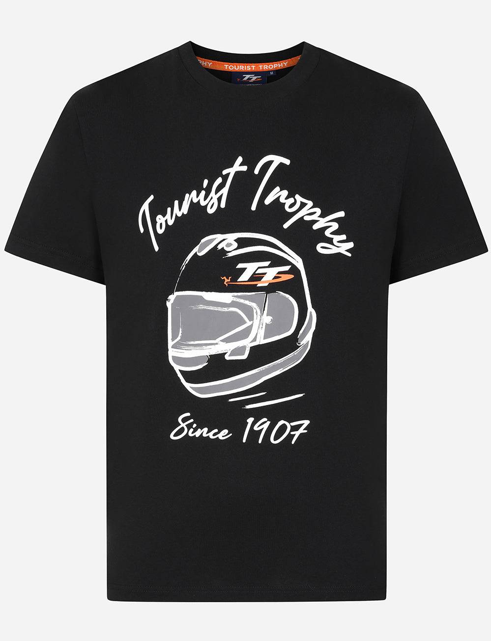 TT Races Signature '1907' T-Shirt - Black - Isle of Man TT Races Official Merchandise