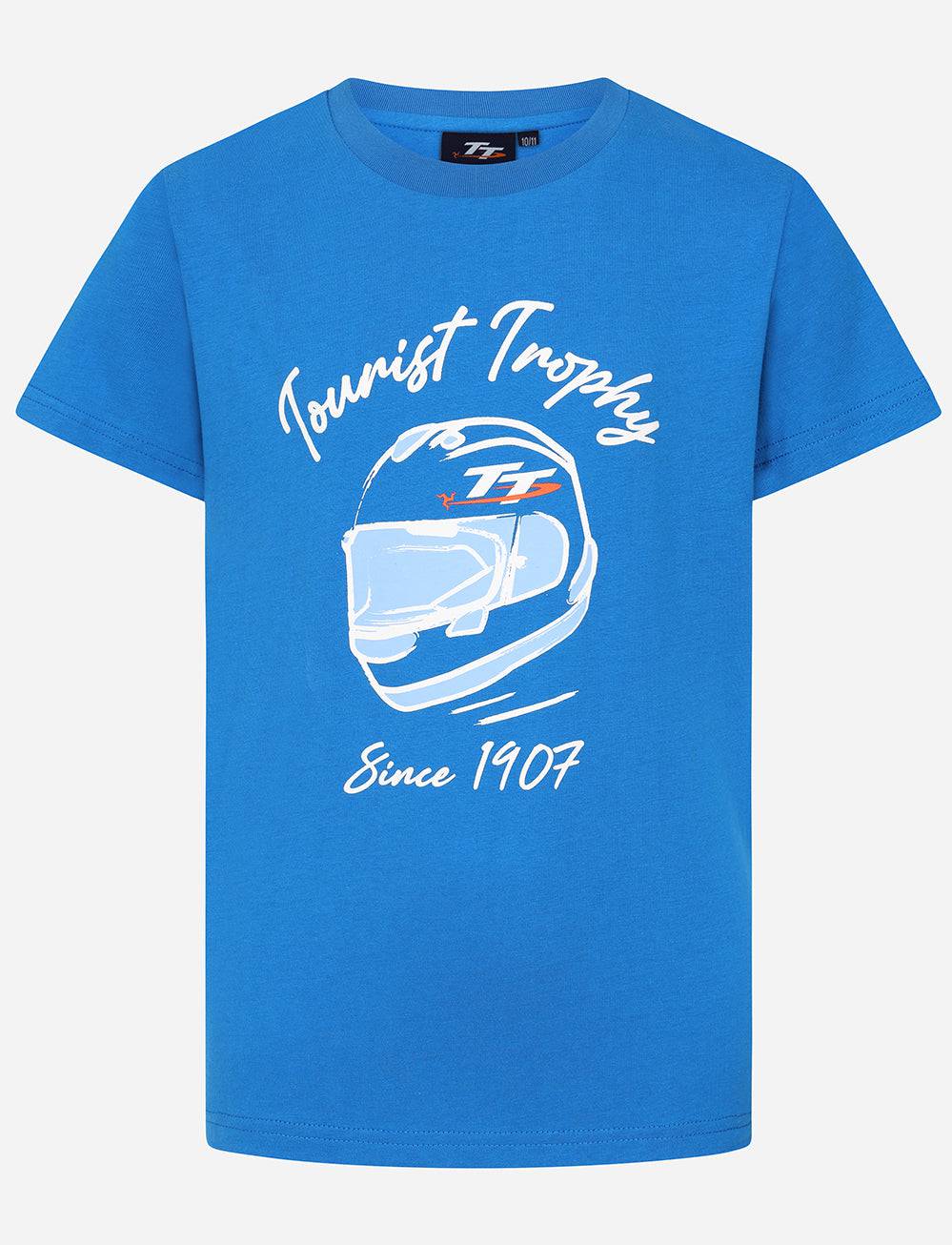 TT Races Signature Kids '1907' T-Shirt - Blue - Isle of Man TT Races Official Merchandise