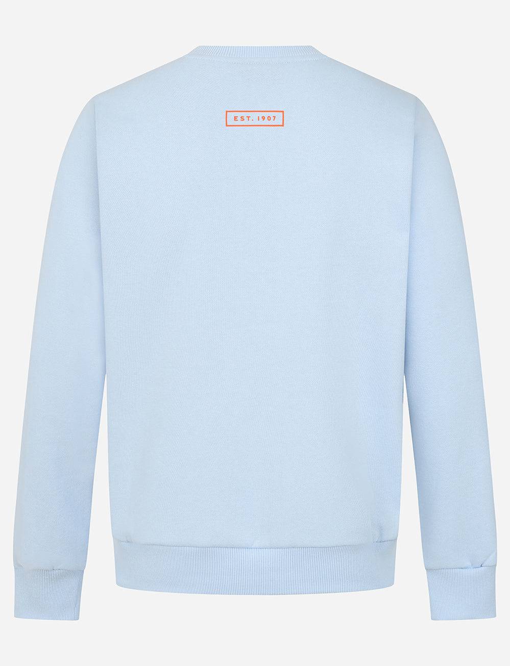 TT Races 37 ¾ Stripe Sweater - Light Blue - Isle of Man TT Races Official Merchandise