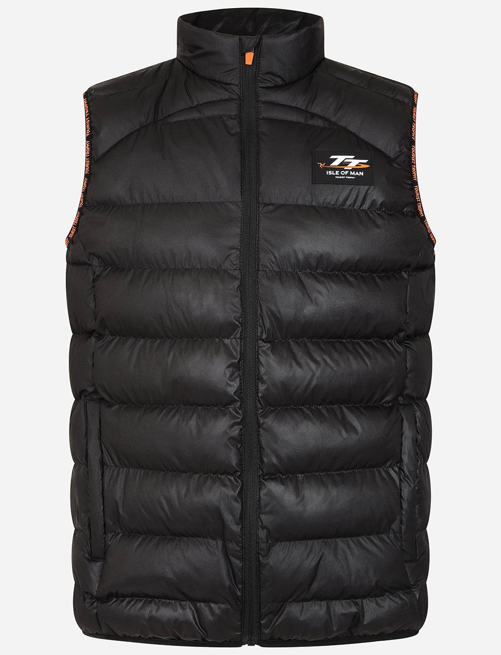 TT Races Signature Quilted Gilet - Black - Isle of Man TT Races Official Merchandise