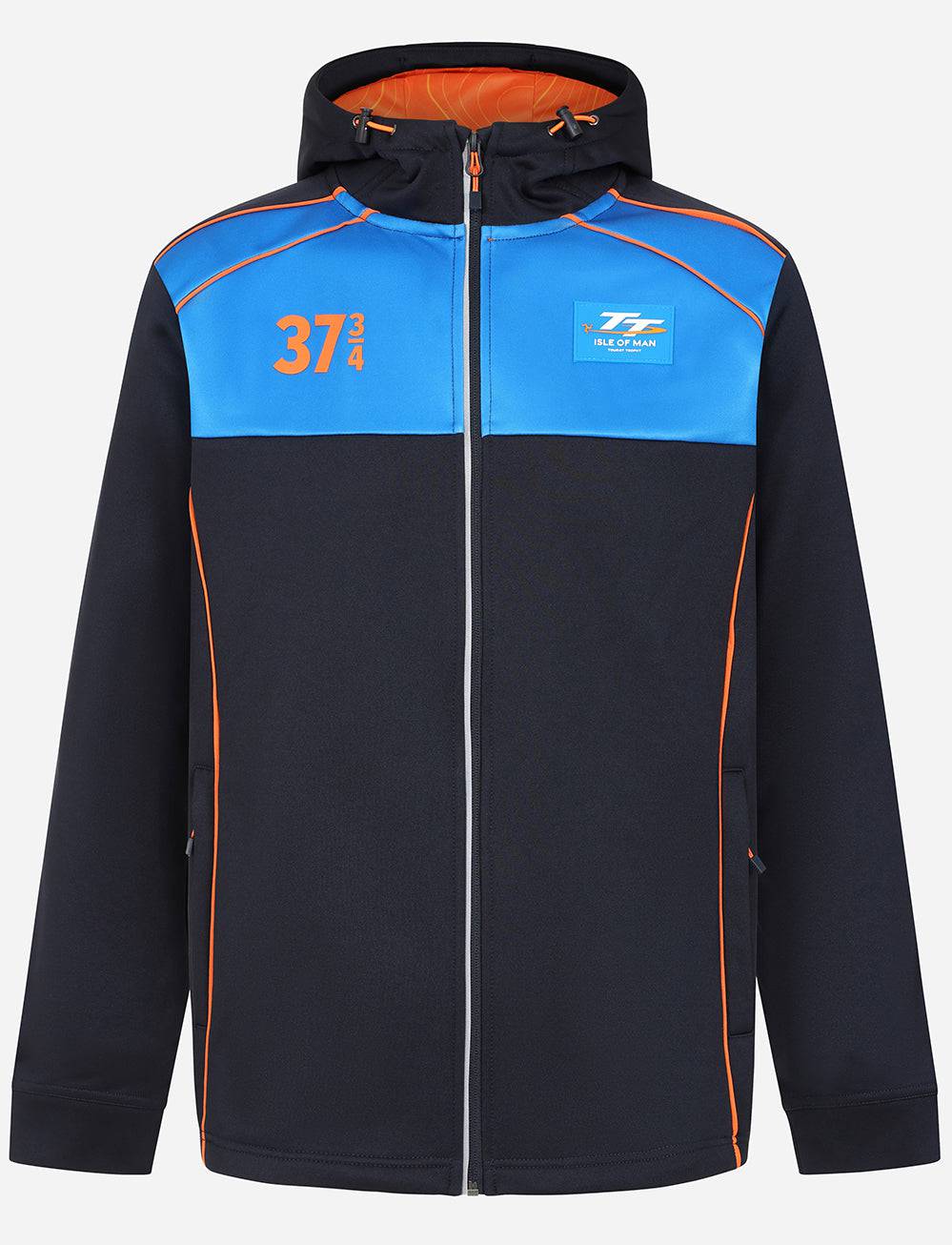 TT Races 37 ¾ Full Zip Hoodie - Navy - Isle of Man TT Races Official Merchandise