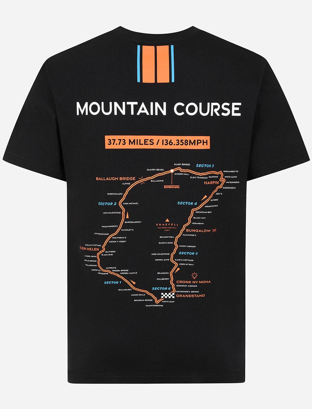 TT Races Mountain Course T-Shirt - Black - Isle of Man TT Races Official Merchandise