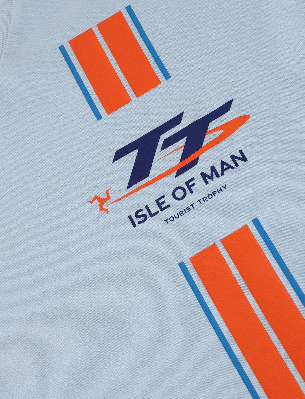 TT Races Mountain Course T-Shirt - Light Blue - Isle of Man TT Races Official Merchandise