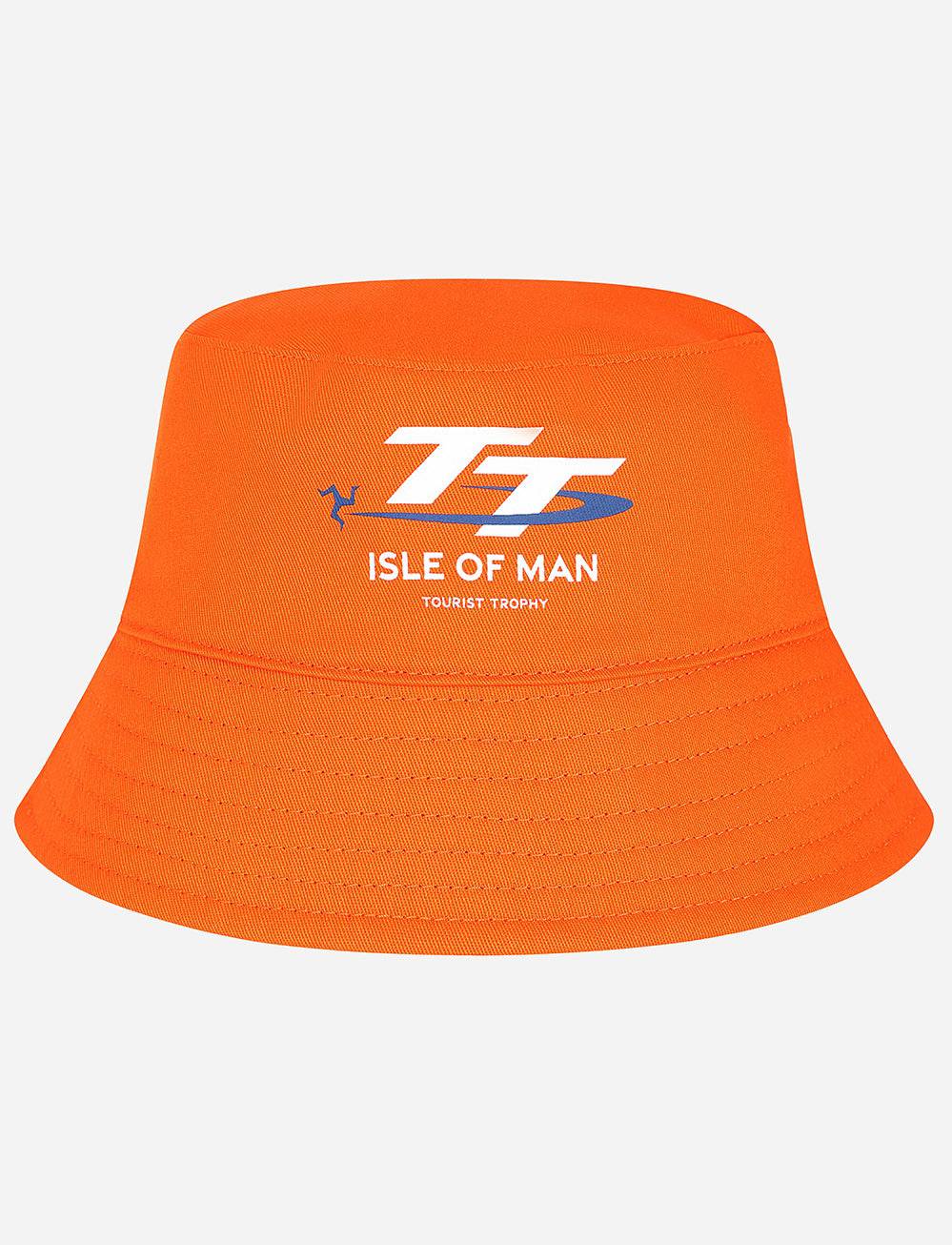 TT Races Kids Reversible Bucket Hat - Orange - Isle of Man TT Races Official Merchandise
