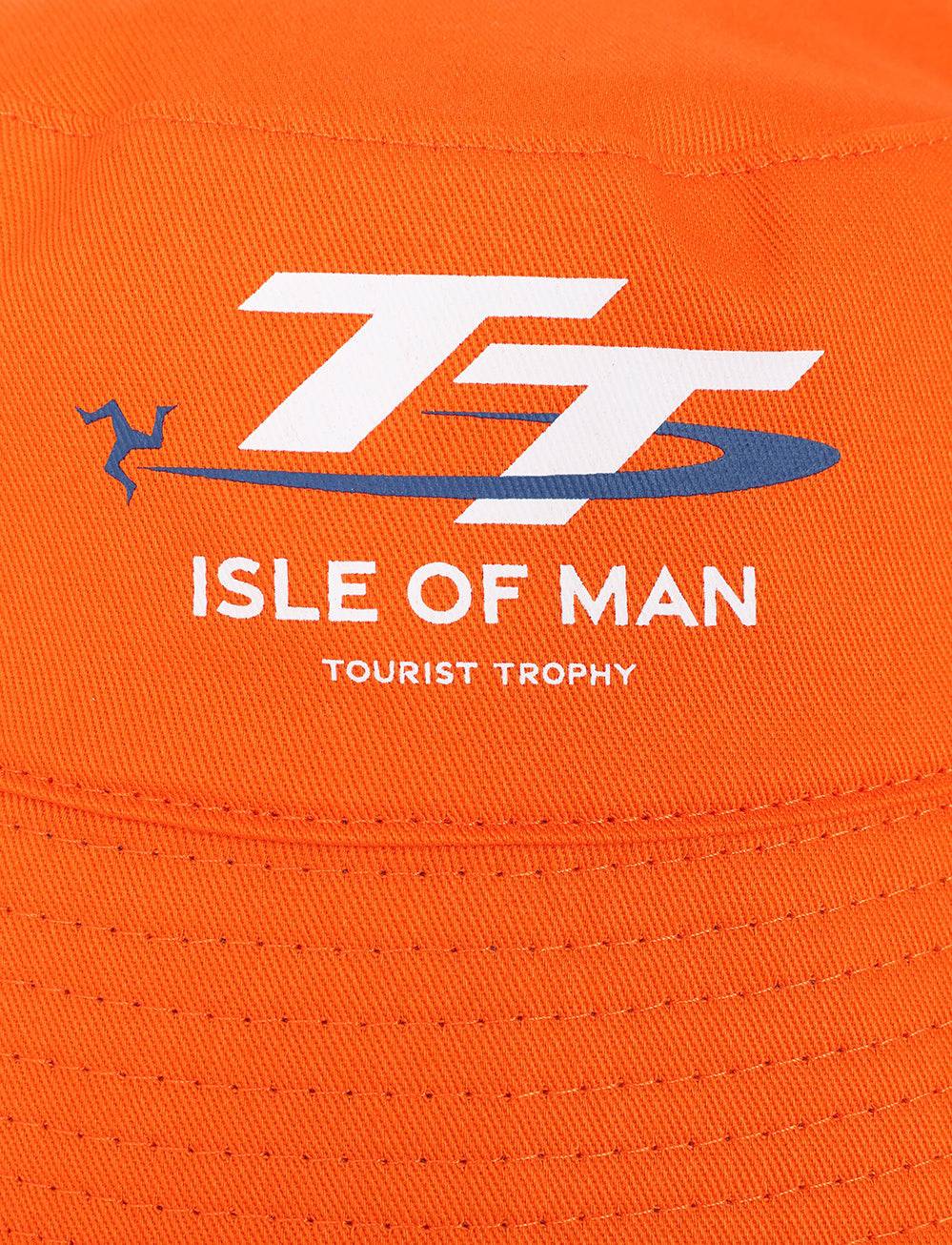 TT Races Kids Reversible Bucket Hat - Orange - Isle of Man TT Races Official Merchandise