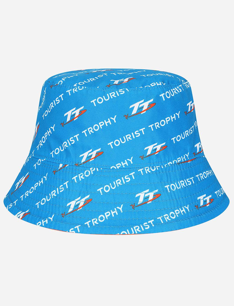TT Races Kids Reversible Bucket Hat - Orange - Isle of Man TT Races Official Merchandise