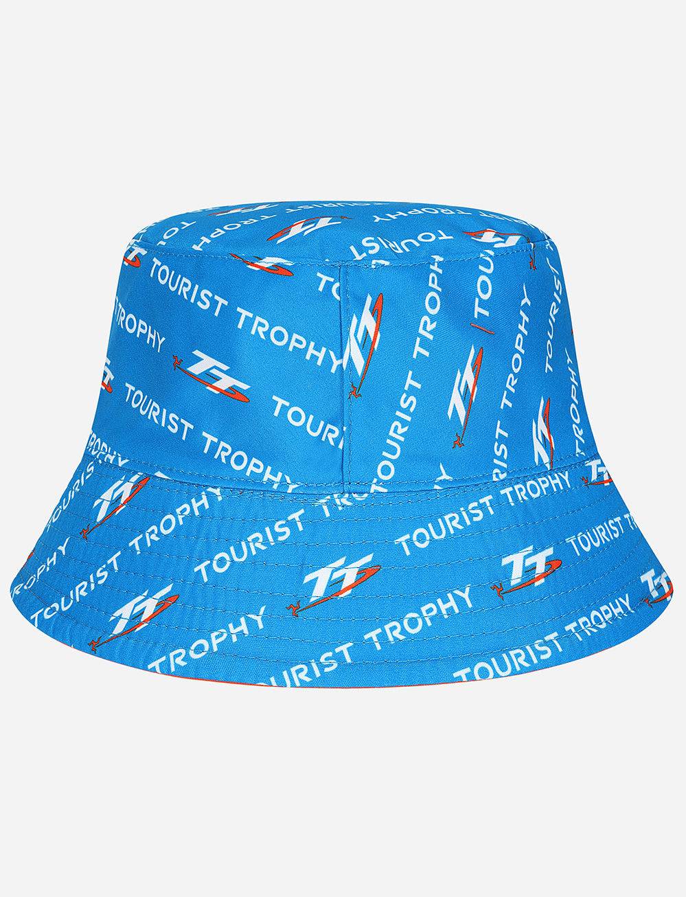 TT Races Kids Reversible Bucket Hat - Orange - Isle of Man TT Races Official Merchandise