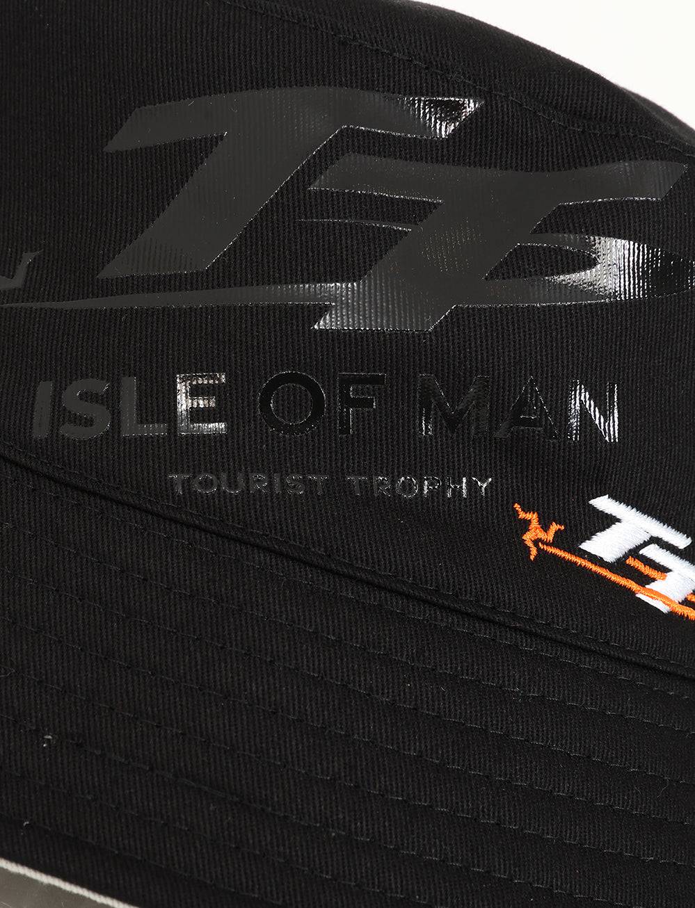 TT Races Signature Bucket Hat - Black - Isle of Man TT Races Official Merchandise