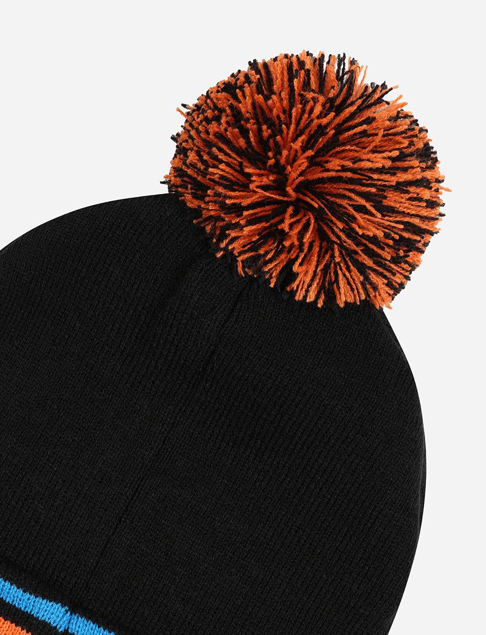 TT Races Signature Bobble Hat - Black - Isle of Man TT Races Official Merchandise