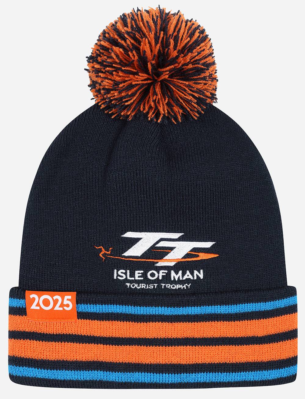 TT Races Signature Bobble Hat - Navy - Isle of Man TT Races Official Merchandise