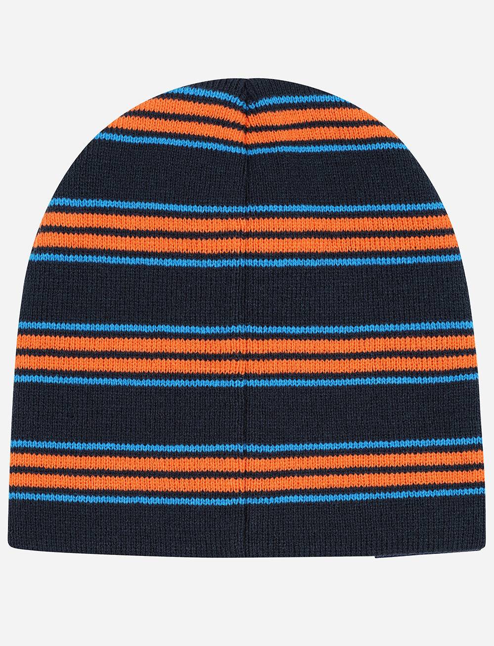TT Races Signature Striped Beanie - Navy - Isle of Man TT Races Official Merchandise