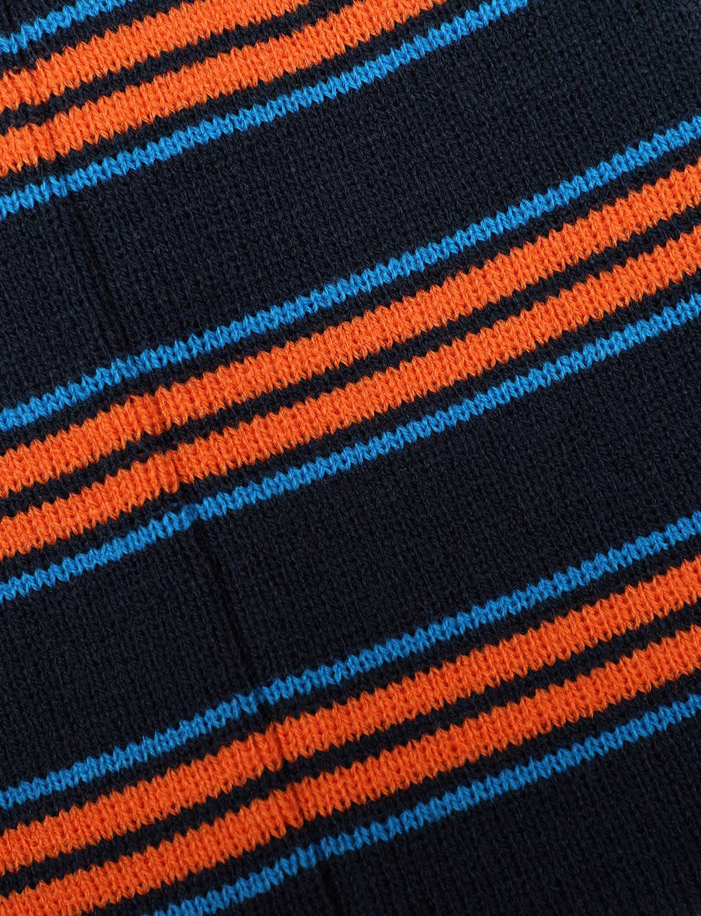 TT Races Signature Striped Beanie - Navy - Isle of Man TT Races Official Merchandise