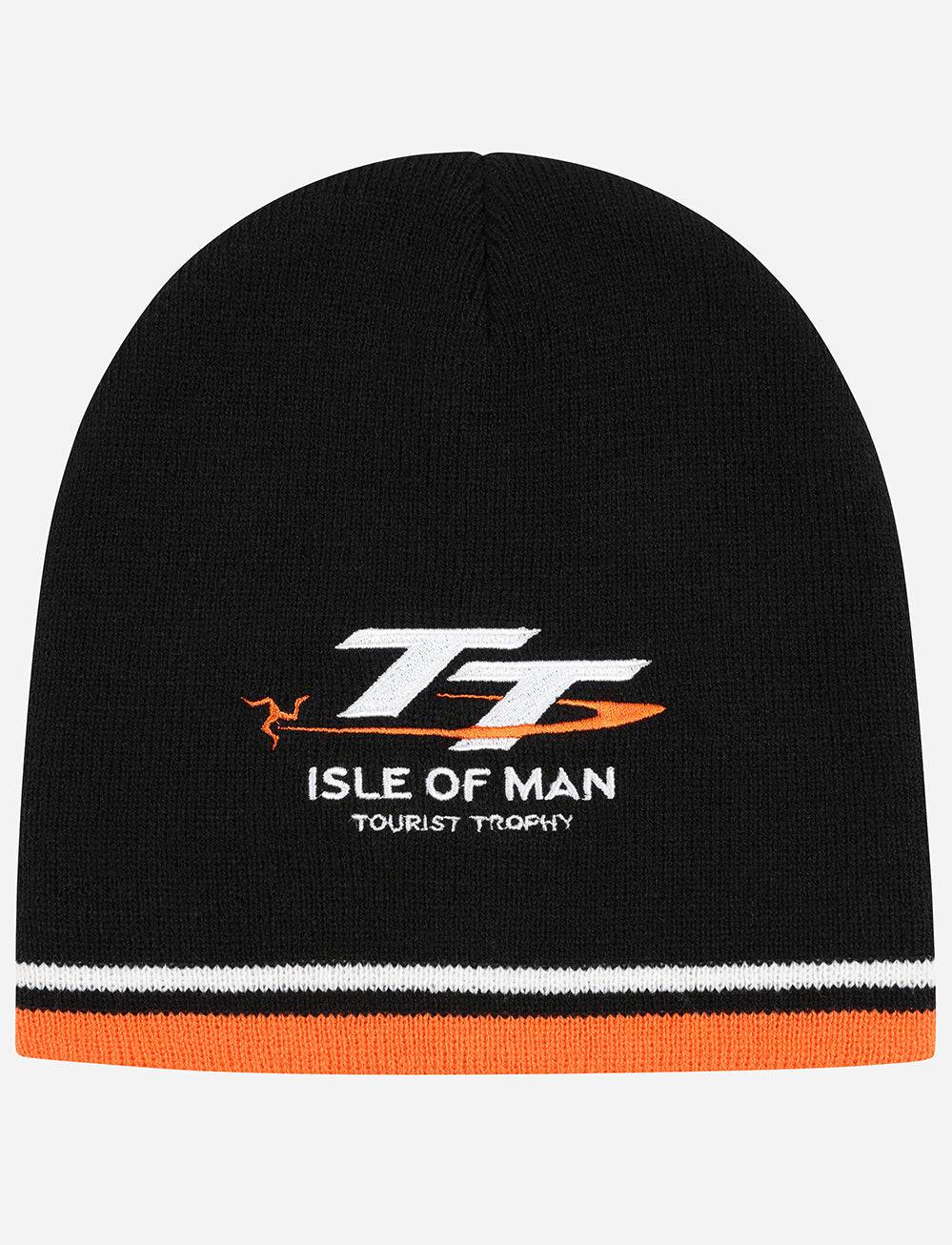 TT Races Signature Logo Beanie - Black - Isle of Man TT Races Official Merchandise