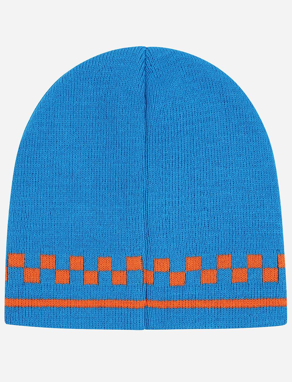 TT Races Signature Kids Logo Beanie - Blue - Isle of Man TT Races Official Merchandise