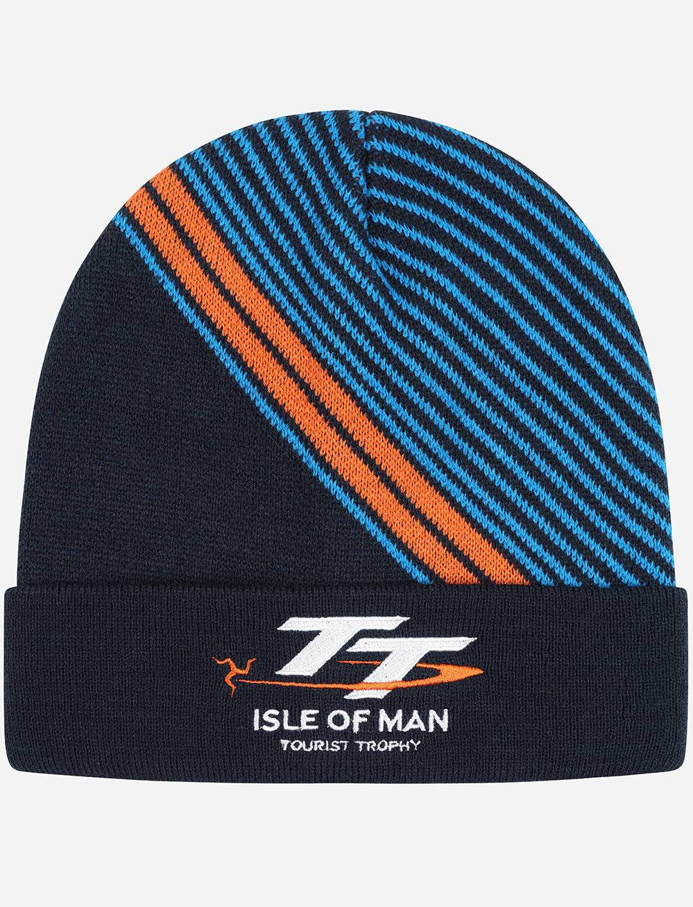 TT Races Signature Knitted Beanie - Navy - Isle of Man TT Races Official Merchandise