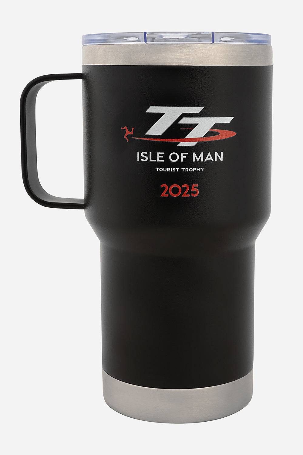 TT Races Signature Travel Mug - Black - Isle of Man TT Races Official Merchandise