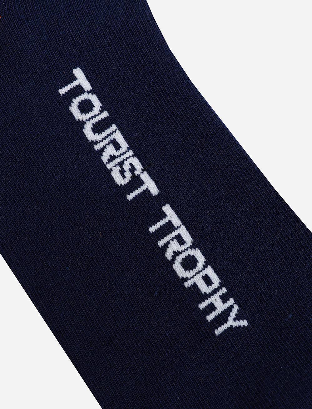 TT Races Signature Socks - Navy - Isle of Man TT Races Official Merchandise