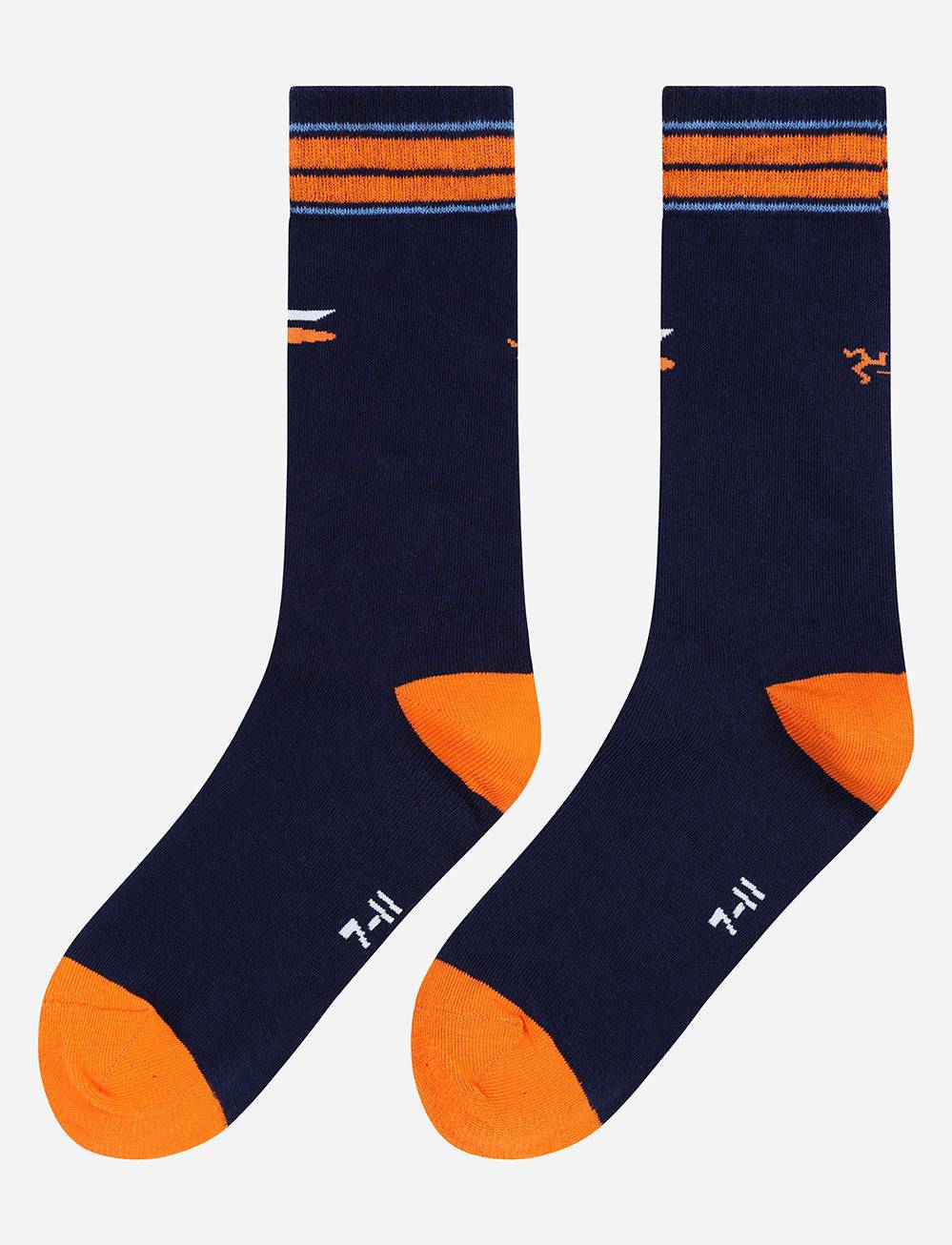 TT Races Signature Socks - Navy - Isle of Man TT Races Official Merchandise