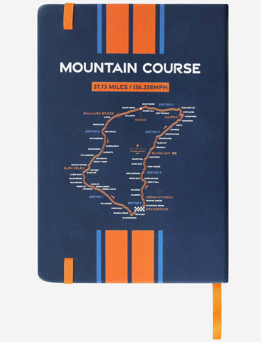 TT Races Mountain Notebook - Navy - Isle of Man TT Races Official Merchandise