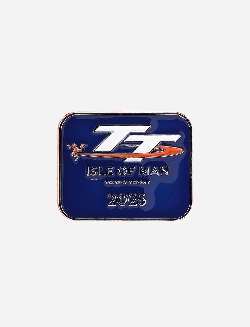 TT Races Signature Dated Pin Badge - Navy - Isle of Man TT Races Official Merchandise