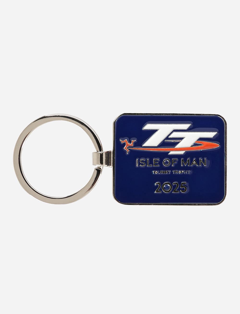 TT Races Signature Dated Keyring - Navy - Isle of Man TT Races Official Merchandise