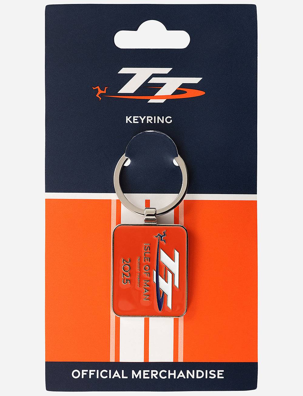 TT Races Signature Dated Keyring - Orange - Isle of Man TT Races Official Merchandise
