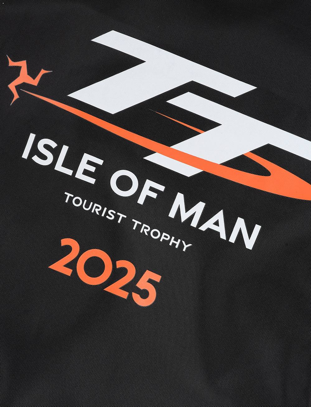 TT Races Signature Drawstring Bag - Black - Isle of Man TT Races Official Merchandise
